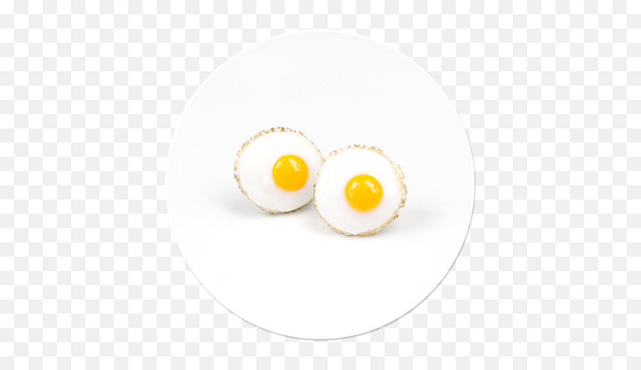 Earrings Fried Eggs Plug - In Ugry Shop Sweet Fried Egg Png,Fried Eggs Png