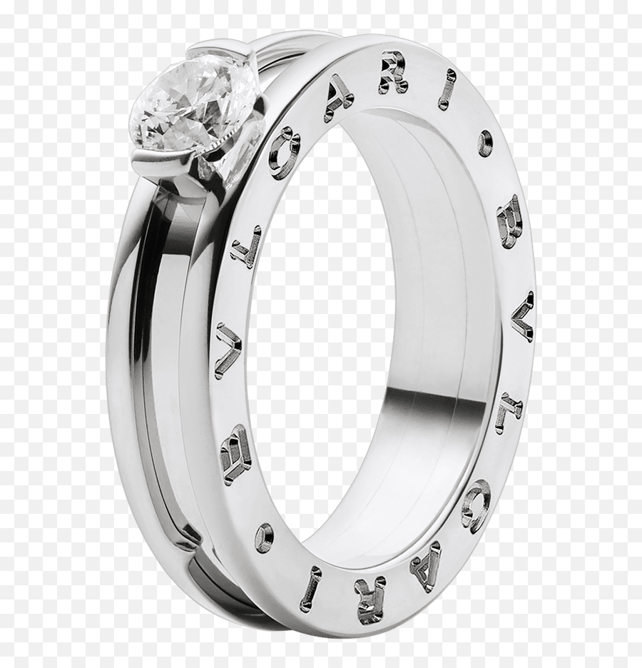 Bzero1 Ring 336274 Bvlgari - Engagement Ring Png,White Circle Transparent