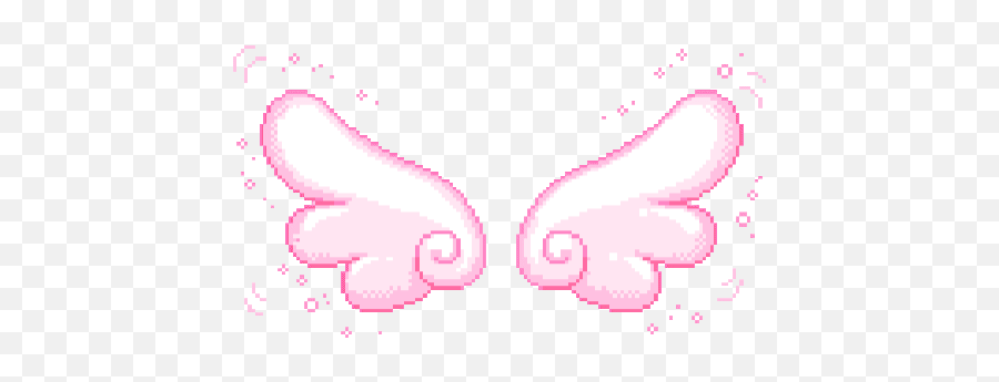 Transparency Blog Transparent Sticker Kawaii Wings Pink - Sailor Moon Gif Animate Png,Wings Transparent
