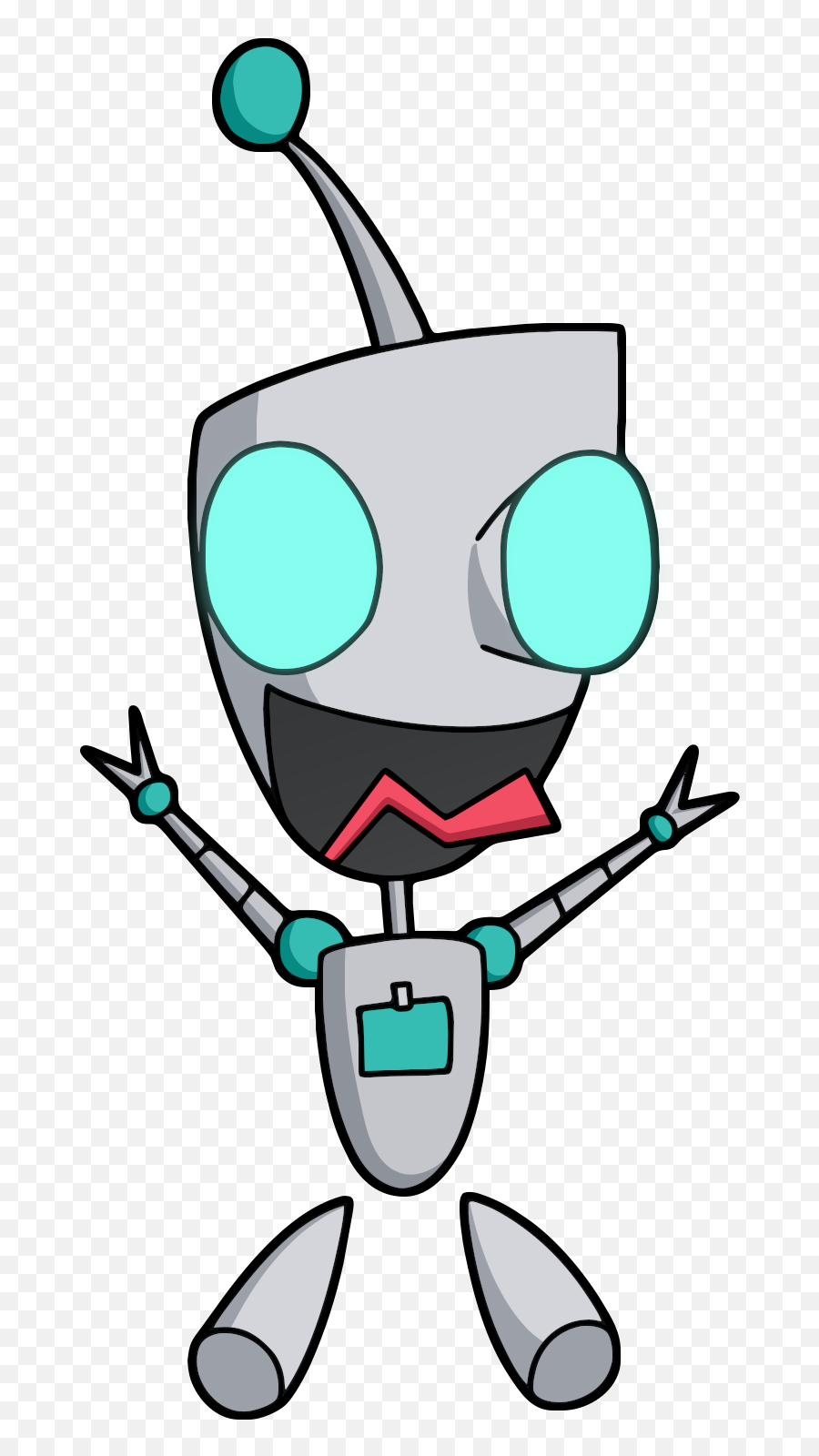 Heres A Very Excited Gir For Yall - Transparent Invader Zim Gir Png,Gir Png