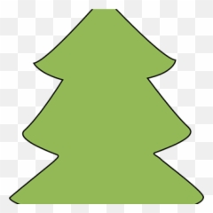 Clip Art Christmas Tree Pizza Clipart Hatenylo - Christmas Printable Cut Out Green Christmas Tree Png,Christmas Tree Clipart Transparent Background