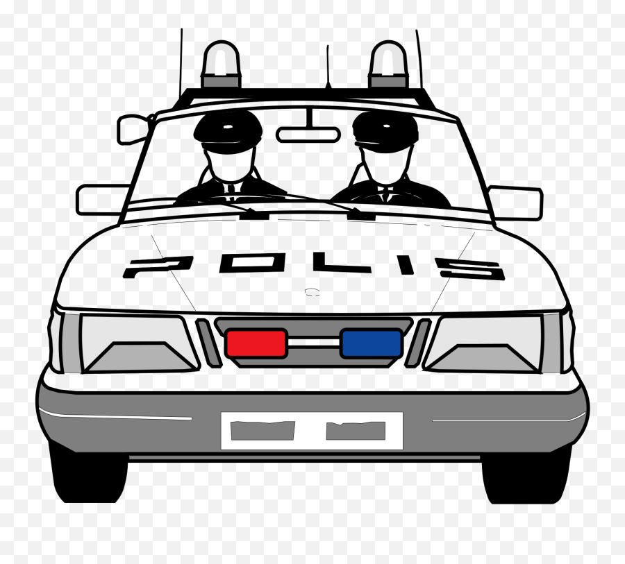 Police Car Svg Vector Clip Art - Svg Clipart Cartoon Police Car Gif Png,Police Lights Png