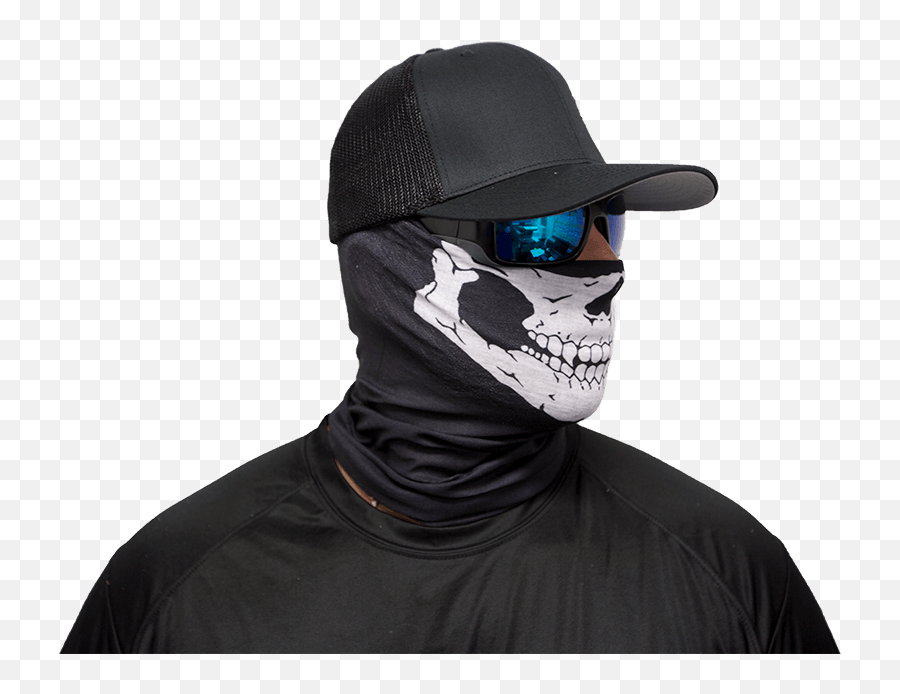 Download Hd Half Skull Face Shield3 - Skull Png,Skull Face Png