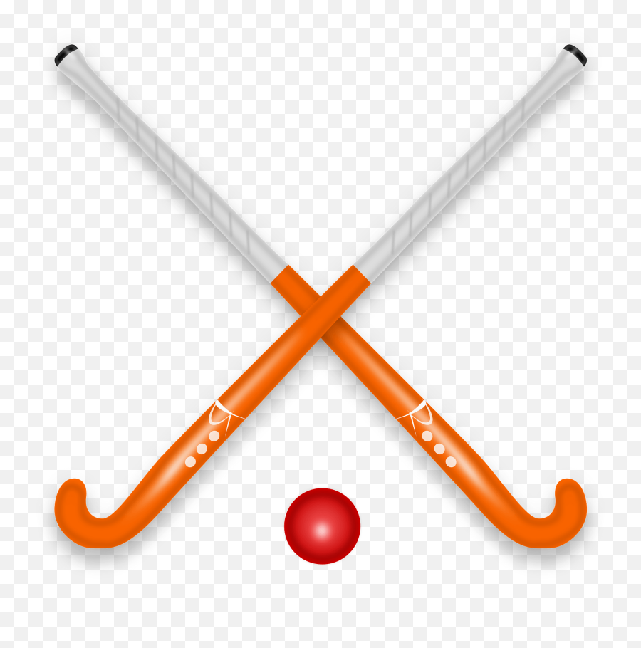 Hockey Stick Ball Clipart - Clipart Hockey Stick And Ball Png,Hockey Sticks Png