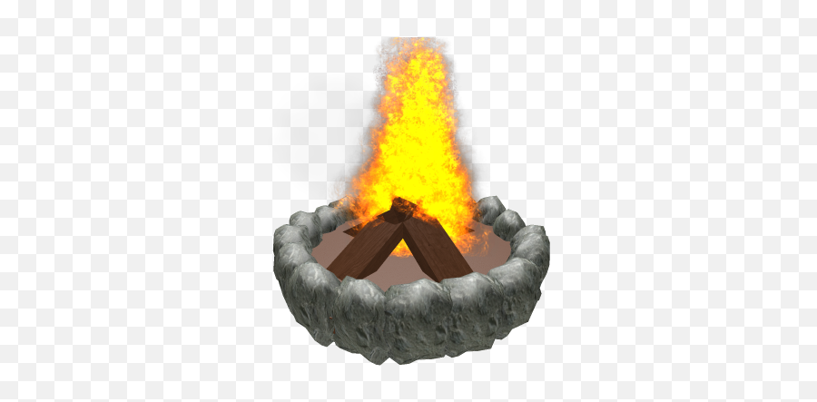 Realistic Firepit - Roblox Flame Png,Firepit Png