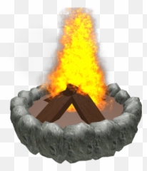 Realistic Firepit - Roblox Flame Png,Firepit Png