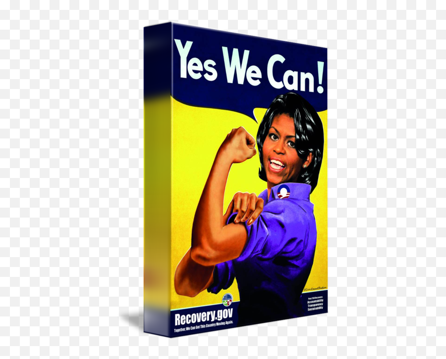 Recoverygov Michele Obama As Rosie The Riveter By O - Rosie The Riveter Poster Png,Rosie The Riveter Png