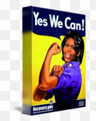 Recoverygov Michele Obama As Rosie The Riveter By O - Rosie The Riveter Poster Png,Rosie The Riveter Png