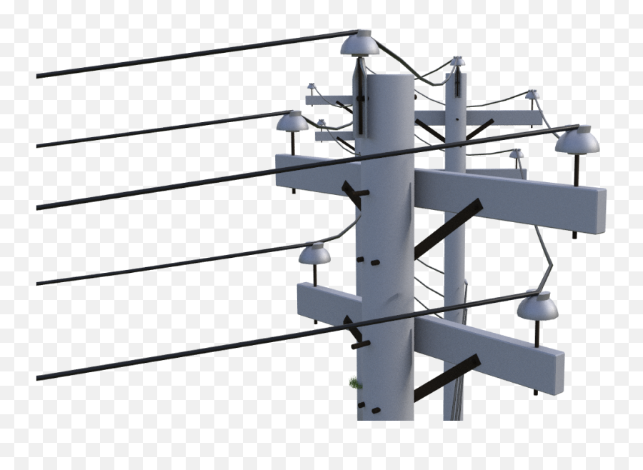 Houdini Telephone Poles Tool - Electrical Network Png,Telephone Pole Png