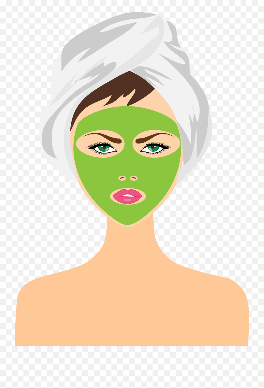 Download Hd Beauty Treatment Big Image Png - Women Girl Lady Beauty Face Mask Png,Women Face Png