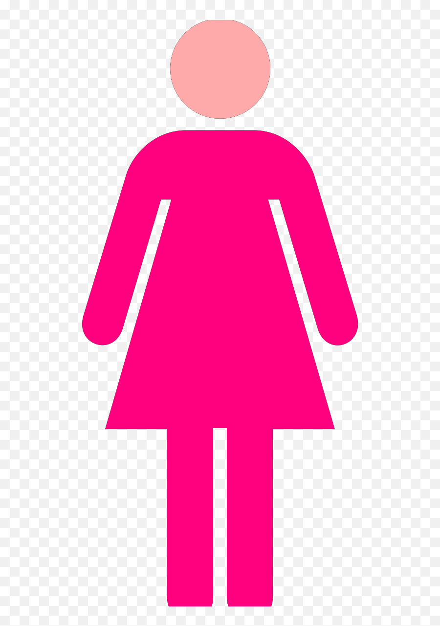 Woman Symbol Svg Vector Clip Art - Svg Clipart Washroom Png,Woman Symbol Icon