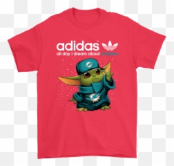 Men For Miami Dolphins And Cute Baby Yoda Handmade Shirt - Gucci Groot png