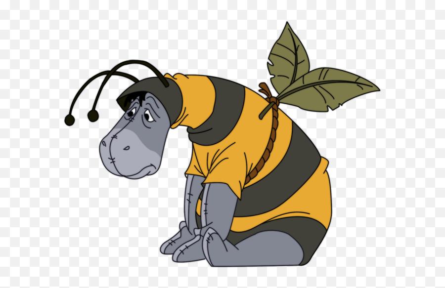 Download - Winnie The Pooh Eeyore Bee Png,Eeyore Transparent