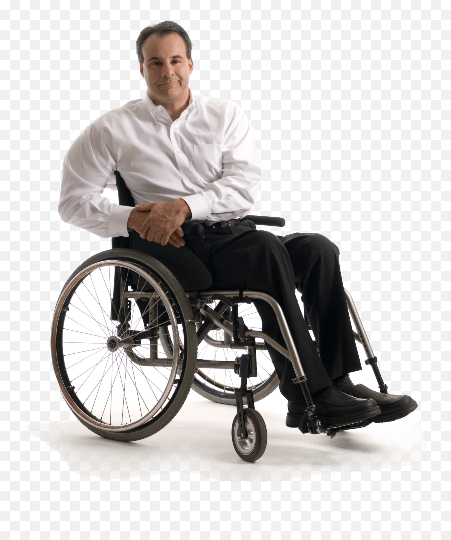 Download Hd Person In Wheelchair Png - Wheelchair Man In Wheelchair Png,Wheelchair Transparent