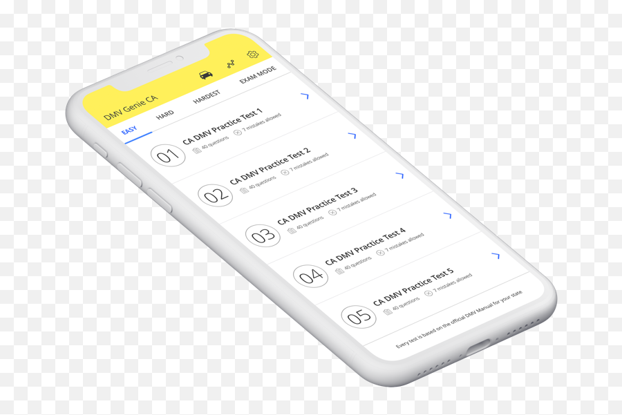 Dmv Genie Permit Practice Test App Breeze Through Your - Smartphone Png,Dmv Icon