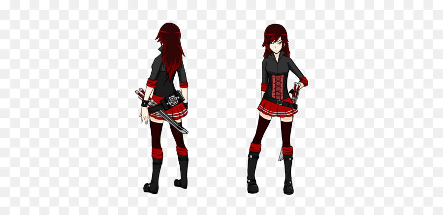 Attack - Ooutfit Summer Ruby And Summer Rose Png,Rwby Png