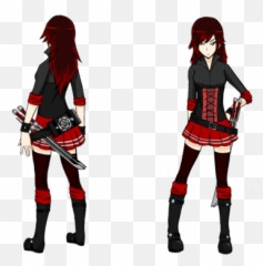 Attack - Ooutfit Summer Ruby And Summer Rose Png,Rwby Png