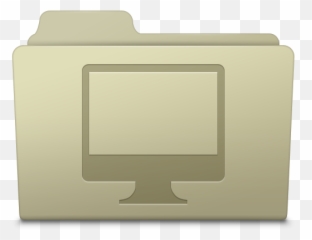 Computer Folder Ash Icon - File png