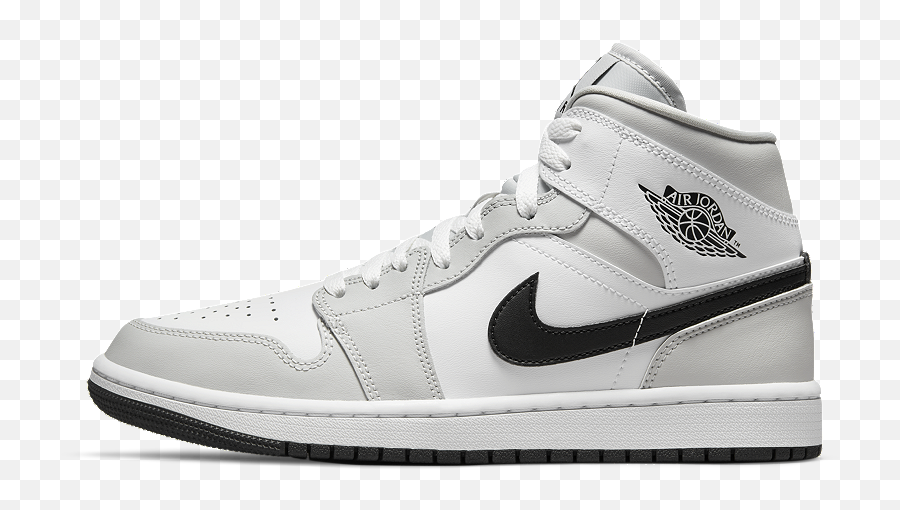 Nike Sb Dunk High Medium Grey Dj9800 Cortez - Air Jordan 1 Mid White Light Smoke Grey Png,Footjoy Icon 2013