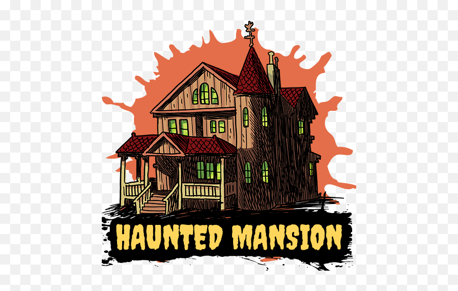 Haunted Mansion - Halloween Decorations Props Language Png,Haunted House Icon