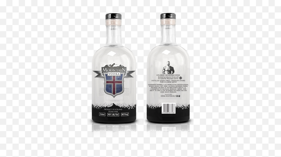 Icelandic Mountain 40 Vodka 70cl - Iceland Mountain Vodka Png,Vodka Bottle Png