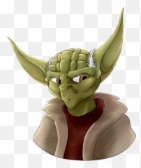 Yoda Head Png - Cartoon,Yoda Png