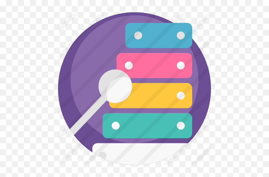 Xylophone - Free Music Icons Circle Png,Xylophone Png