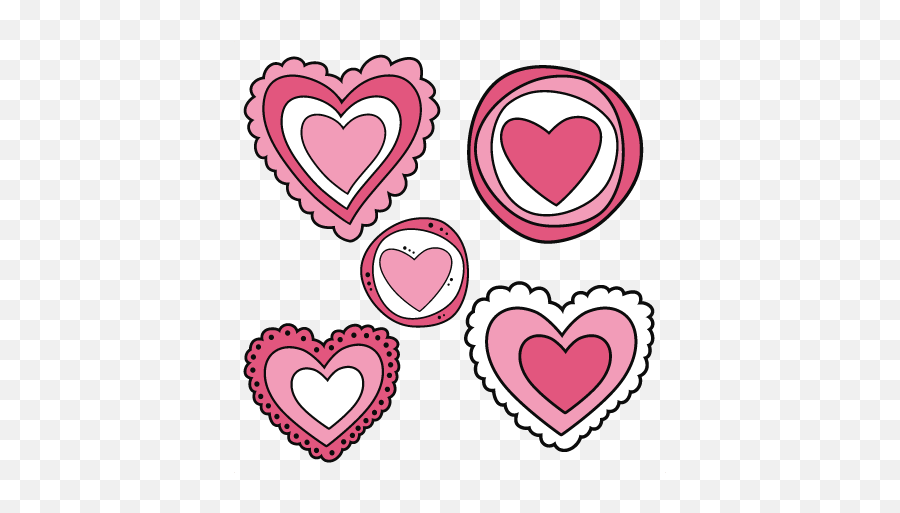 Pin - Doodle Hearts Clip Art Png,Heart Doodle Png