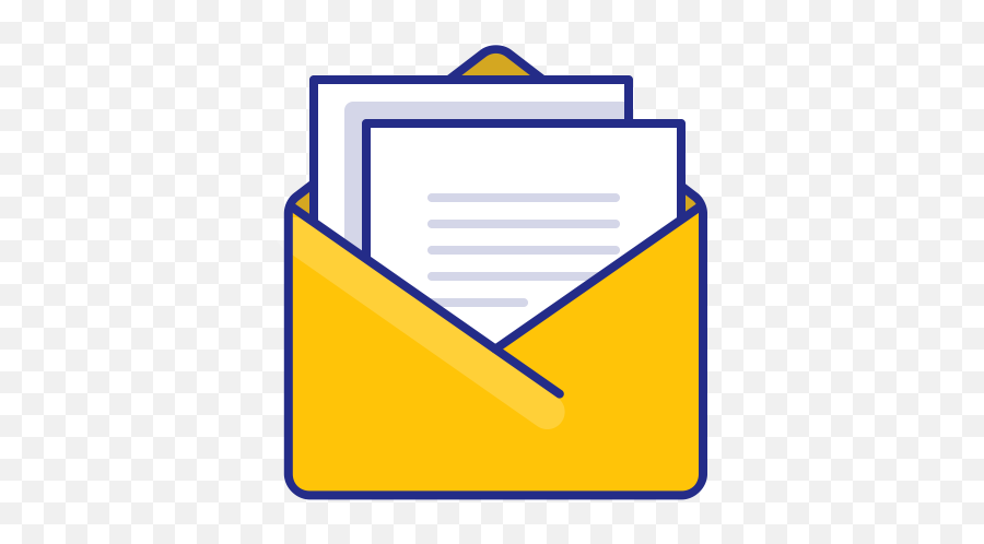 Newsletter Mail Email Envelope Icon - Document Envelope Icon Png,Email Envelope Icon