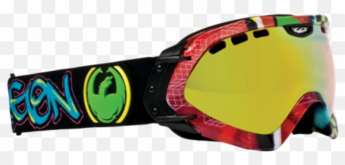 Dragon Masque De Ski Mace Simon Chamberlin Signature Gold Ion - Goggles png