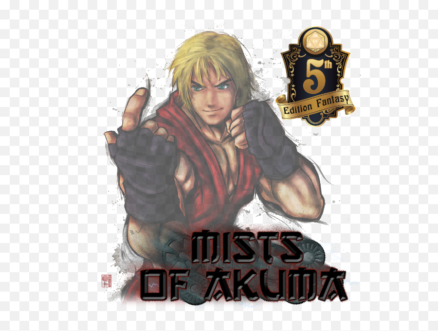Download Ken Masters - Human Unarmed Fighter Dnd Png,Fighter Png