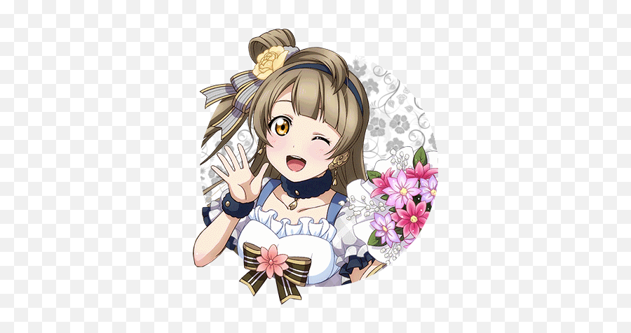 Love Live Edits - Kotori Love Live Flower Png,Bouquet Icon