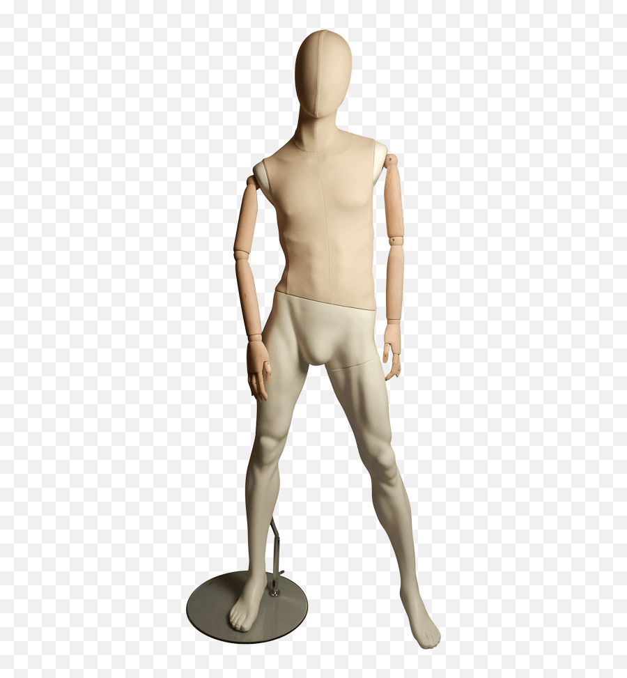Fabric Covered Head Torso Wooden Arms - Figurine Png,Torso Png