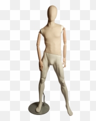 Fabric Covered Head Torso Wooden Arms - Figurine Png,Torso Png