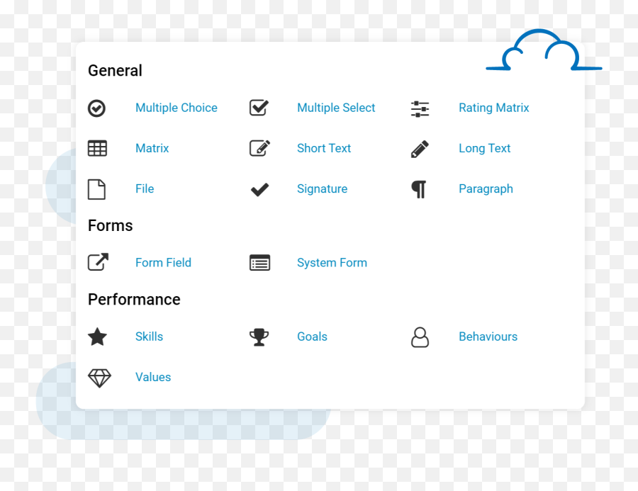 Performance Management Software Hr Cloud Saas Png Icon