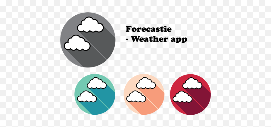 A New Logo Icon For Forecastie - Weather App U2014 Steemit Png,Weather Channel App Icon