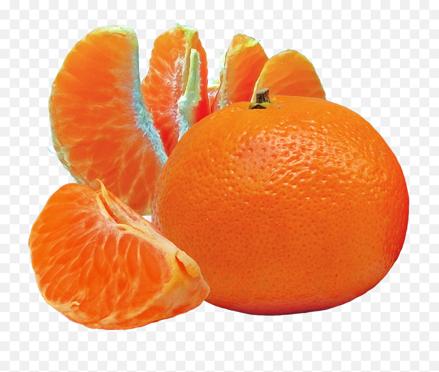 Tangerines And Slices Png Image - Fruits Mandarin Orange Or Tangerine,Orange Slice Png