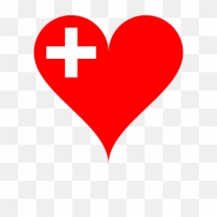 Love Flag National Switzerland Heart Cross - png