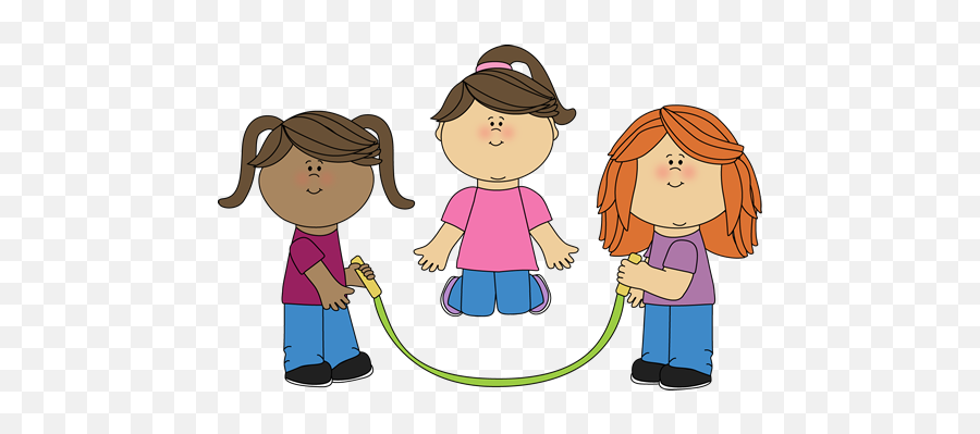 Download Girls Jumping Rope Clip Art - Girls Jumping Rope Clipart Png,Jump Rope Png