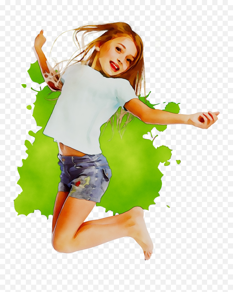 Download Dance Trampoline Gymnastics Child Shrunks The With - Imagenes De Niña Saltando Png,Gymnastics Png