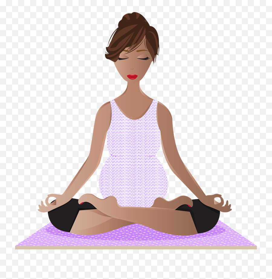Pregnant Woman Doing Yoga - Free Vector Graphic On Pixabay Template Prenatal Yoga Png,Pregnant Png