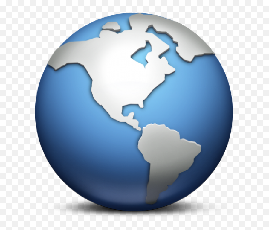 Blue And Grey Globe Png Image - Earth Icon,Globe Png