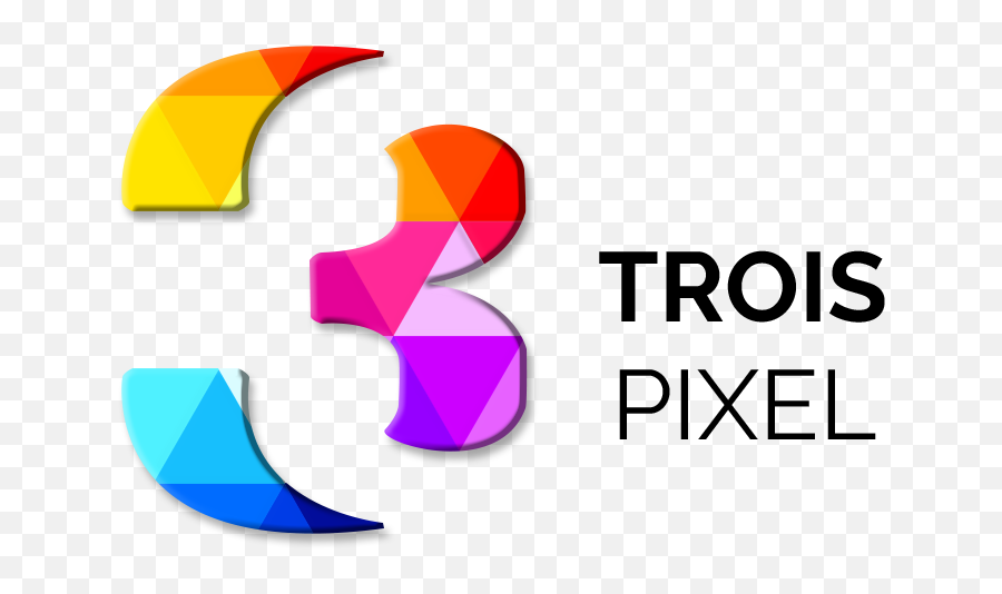 Trois Pixel Logo - Trois Pixel Png,Pixel Logo