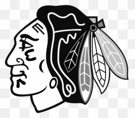 Chicago Blackhawks Logo - Chicago Blackhawks Logo Black And White Png,Blackhawks Logo Png