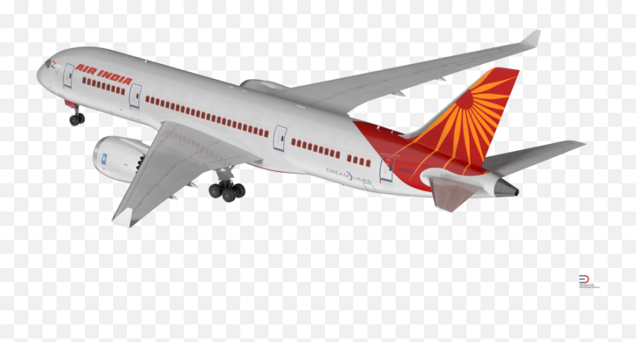 Royalty Free 3d Model - Airplane Air India Png,Boeing Png