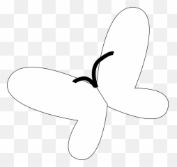 White Butterfly Vector Png - Butterfly White Vector,Butterfly Vector Png