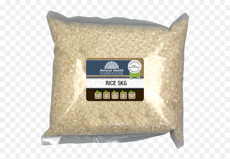 Natural Health Warehouse White Jasmine Rice 1kg - 5kg Basmati Png,Rice Transparent