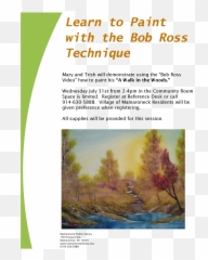 Learn To Paint With The Bob Ross Technique - Tree Png,Bob Ross Png