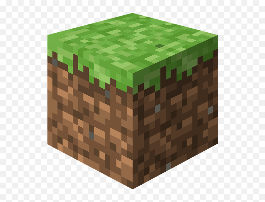 Minecraft Grass Brick Block - Transparent Minecraft Logo Png,Minecraft Block Png