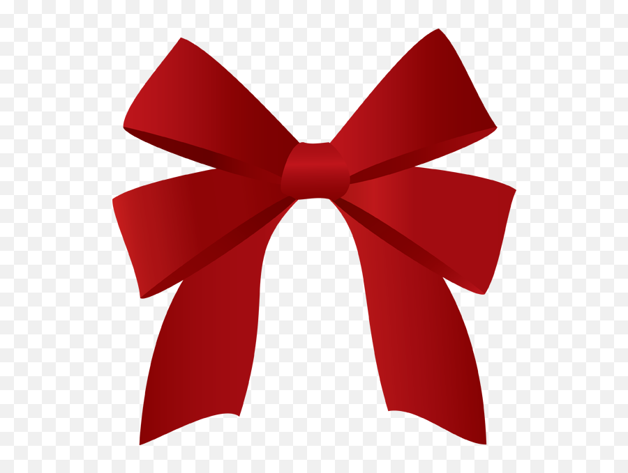 Red Bow Png Image - Red Clipart Christmas Bow,Red Ribbon Transparent Background